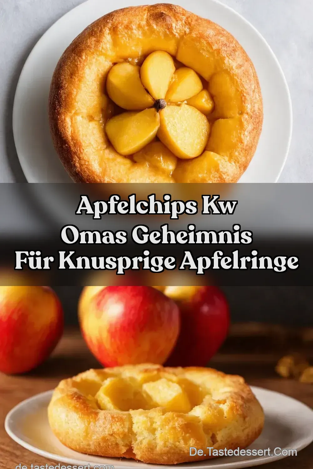 Knusprige Apfelringe selber machen Äpfel trocknen wie Oma