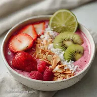 5Minute Fruit Smoothie Bowl in 5 Min
