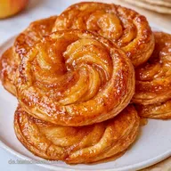 ApfelBl&auml;tterteigRinge im Airfryer 35 Min