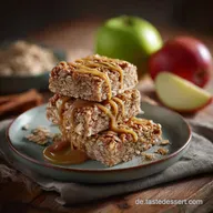 Gesunder HaferSnack Saftige ApfelZimt Riegel ohne Zucker backen