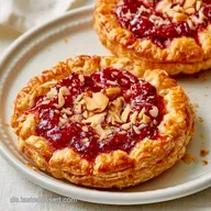 Bl&auml;tterteig mit Marmelade in 35 Minuten