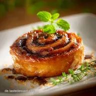 Bl&auml;tterteig Zimtschnecken BlitzRezept f&uuml;r krosse saftige Schnecken