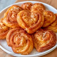 Knusprige Bl&auml;tterteigHerzen aus dem Airfryer