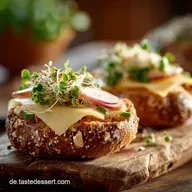 Low Carb Br&ouml;tchen mit H&uuml;ttenk&auml;se Blitzschnell saftig proteinreich