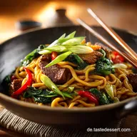 Mie Nudel Pfanne: Der Blitz-Wok mit Hackfleisch Umami-Sauce