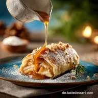 BratapfelWrap Omas Winterdessert in 30 Min Mit GoldsaftKaramell