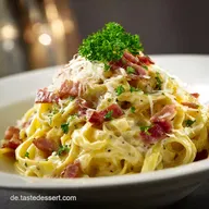 Carbonara ohne Sahne Die echte R&ouml;merin cremig narrensicher in 25 Min