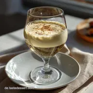 Dessert im Glas Idee f&uuml;r Silvester mit Champagner Creme: Luxuri&ouml;s