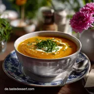 Gesundes Rezept F&uuml;r Cremige Karotten Ingwer Suppe Mit Kokosmilch
