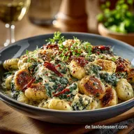 Cremiger FetaSpinatGnocchi Auflauf Seelenfutter in nur 40 Min