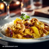 Das cremige Cashew Auberginen Curry Veganes Seelenfutter