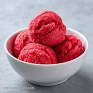Cremiges Erdbeersorbet f&uuml;r 4 Portionen