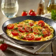 Omelett mit Tomaten: Das luftige Feierabend-Rezept (15 Minuten)