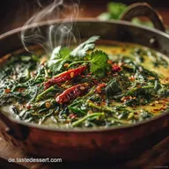 Cremiges Dal Palak Linsen mit Spinat Rezept Authentisch wie in Indien