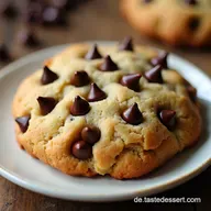 Mein bestes Chocolate Chip Cookies Rezept deutsch Knusprig au&szlig;en innen z&auml;h Chewy