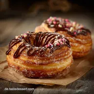 Echte Cronuts backen Die K&ouml;nigsdisziplin aus Croissant und Donut