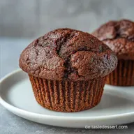 Dunkle Schoko Muffins f&uuml;r 12 Muffins