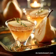 Birnen Lillet Rezept Eleganter Winter Cocktail mit Gew&uuml;rzsirup