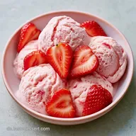 Erdbeer Joghurt Eis mit Griechischem Joghurt