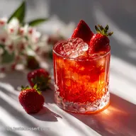 Erdbeer Lillet leckerer Sommerdrink in 15 Minuten