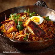 Fisch Biriyani Meisterwerk der indischen K&uuml;che im DumStil