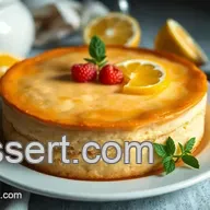 Fluffige Cotta: Ein leichter italienischer Joghurtkuchen mit Zitrone