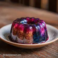 Galaxy Mirror Glaze Kuchen f&uuml;r 12