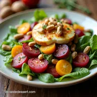 Rote Bete Salat mit Feldsalat Mein unwiderstehliches HerbstRezept mit Ziegenk&auml;se