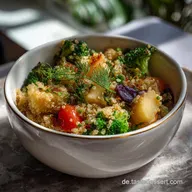 Gesundes einfaches Rezept: Vegane Quinoa Bowl Steinhaus in 22 Minuten