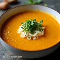 Blitzschnelle CurryK&uuml;rbissuppe Das HokkaidoRezept schnell cremig