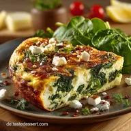 Fluffiges SpinatOmelett Rezept mit Feta Mein 15Minuten Gr&uuml;ner Blitz