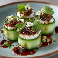Feinstes GurkenSushi ohne Reis Der schnelle Low Carb SommerHit