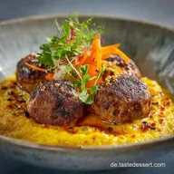 Hackb&auml;llchen Kartoffel Curry Omas Herzhaftigkeit trifft FernwehAroma