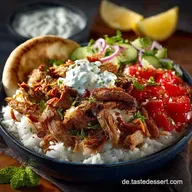 Saftige H&auml;hnchen Gyro Bowl Griechischer Genuss in 35 Min