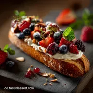 Baguette Schiff Herzhaft gef&uuml;lltes &Uuml;berbackenes Baguette