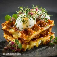 Herzhafte Waffeln: Knusprige K&auml;se-Kr&auml;uter-Waffeln perfekt f&uuml;r Brunch und Vesper