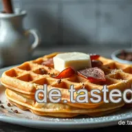 Herzhafte Waffeln mit Lauch und Speck: Ein echter Genuss f&uuml;r alle!
