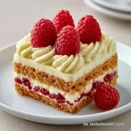 Himbeerkuchen mit Pudding in 45 Minuten