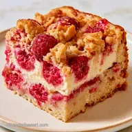 Himbeerkuchen Mit Quark Und Knusperstreuseln