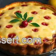 Himmlischer K&auml;sekuchen mit Johannisbeeren: Einfach und Lecker!