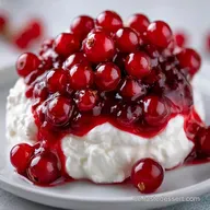 Johannisbeer Quark Dessert f&uuml;r 4 Gl&auml;ser
