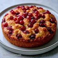 Johannisbeerkuchen mit Mandelstreuseln