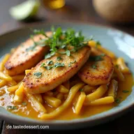 Cremiges Kichererbsen Spinat Curry mit Kokosmilch Einfach Aromatisch