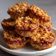 Haferflocken Pizza Bites: Knuspriger Power-Snack