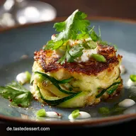 ZucchiniRezept Knusprige K&auml;seZucchiniPuffer einfach und schnell