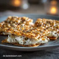 Knusprige K&auml;se Cracker Rezept Der schnelle Feierabend Snack in 15 Minuten