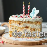 Schnelle Kuchen f&uuml;r Kindergeburtstag: Konfetti-Marmor-Blitzkuchen!