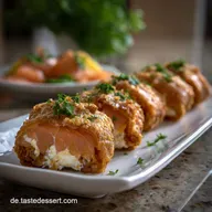 Geniale Fingerfood Idee f&uuml;r dein Silvesterbuffet mit Lachs: Elegant