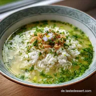 Lauchsuppe mit Hackfleisch und Reis: Cremig & Herzhaft