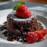 Lava Cake das absolute Gewinner Rezept mit gek&uuml;hltem Teig: Fl&uuml;ssiger Kern